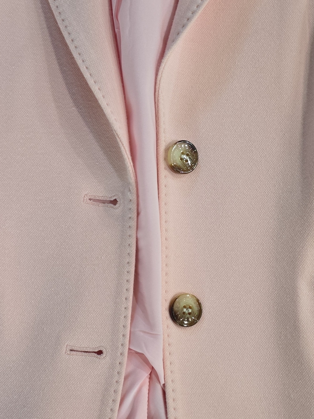 14 Talbot's Aberdeen Pink Women's Tailored Blazer - Classic Structured Jacket - Picture 5 of 10